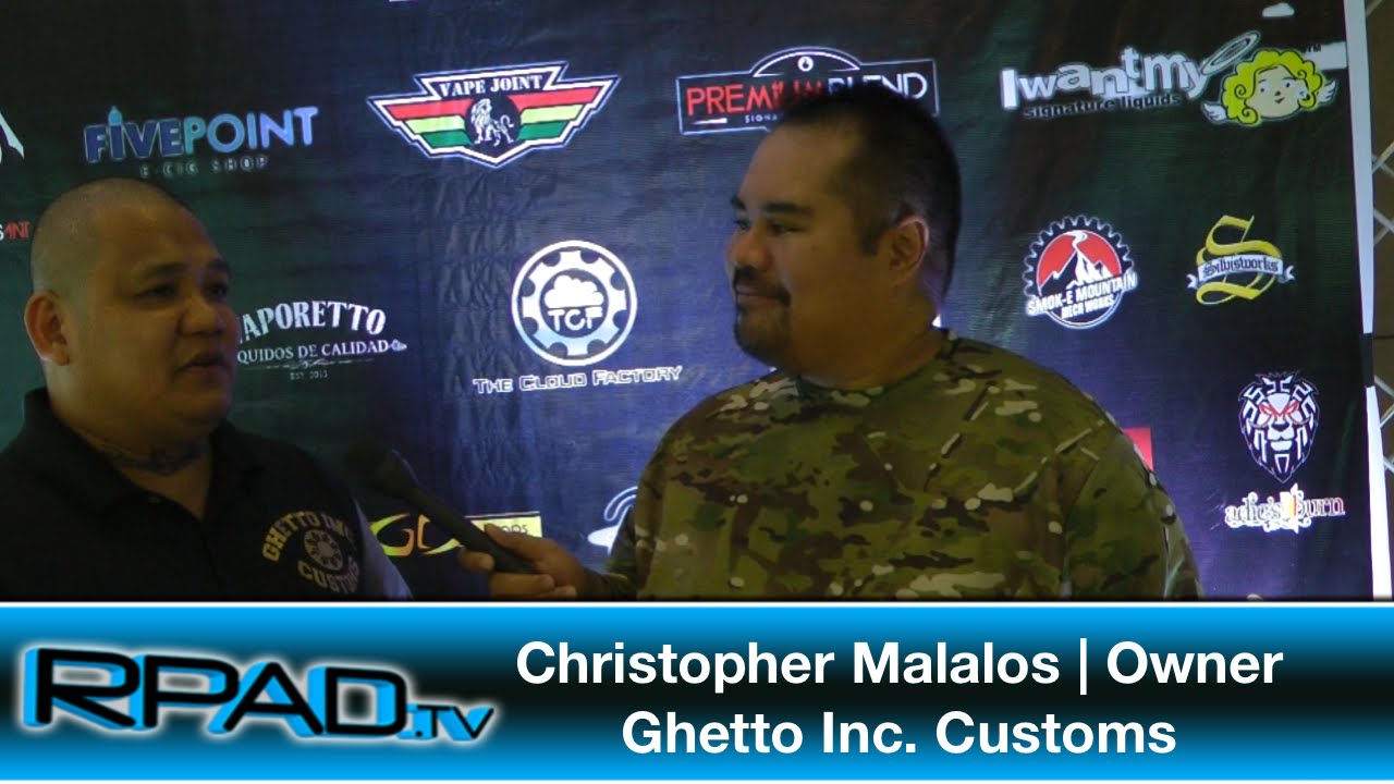 Ghetto Inc Customs Chris Melalos Interview (Vapecon Manila)