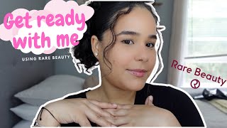 FULL FACE using ONLY Rare Beauty Makeup (Almost) GRWM for Work | DOSSIER Perfumes