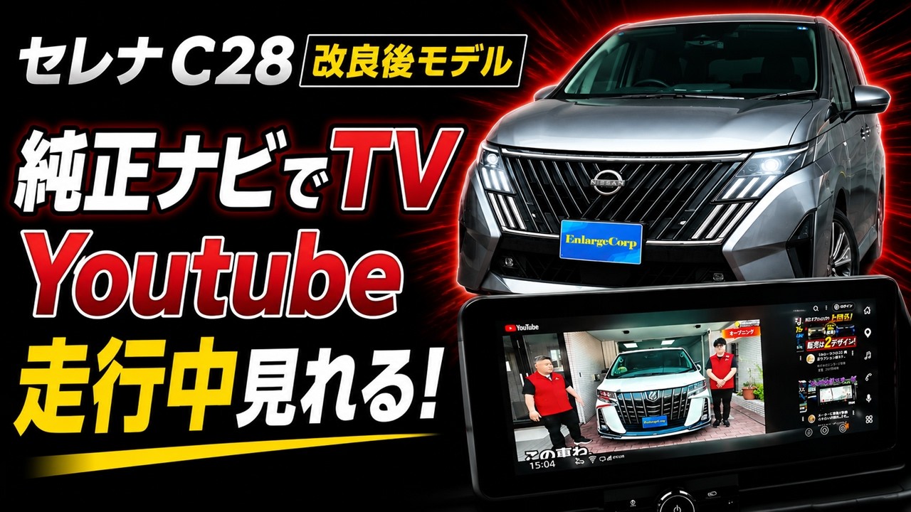 NISSAN セレナ C28（R8年2月～） テレビキャンセラー ナビキャンセラー
