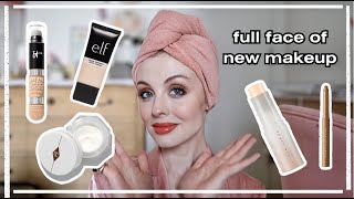 FULL FACE OF NEW MAKEUP | first impressions of new makeup releases & products that are new to me