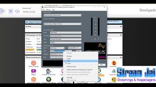 Como configurar o Opticodec LE PC para transmissão ao vivo painel Voxtream Strem Jei HD