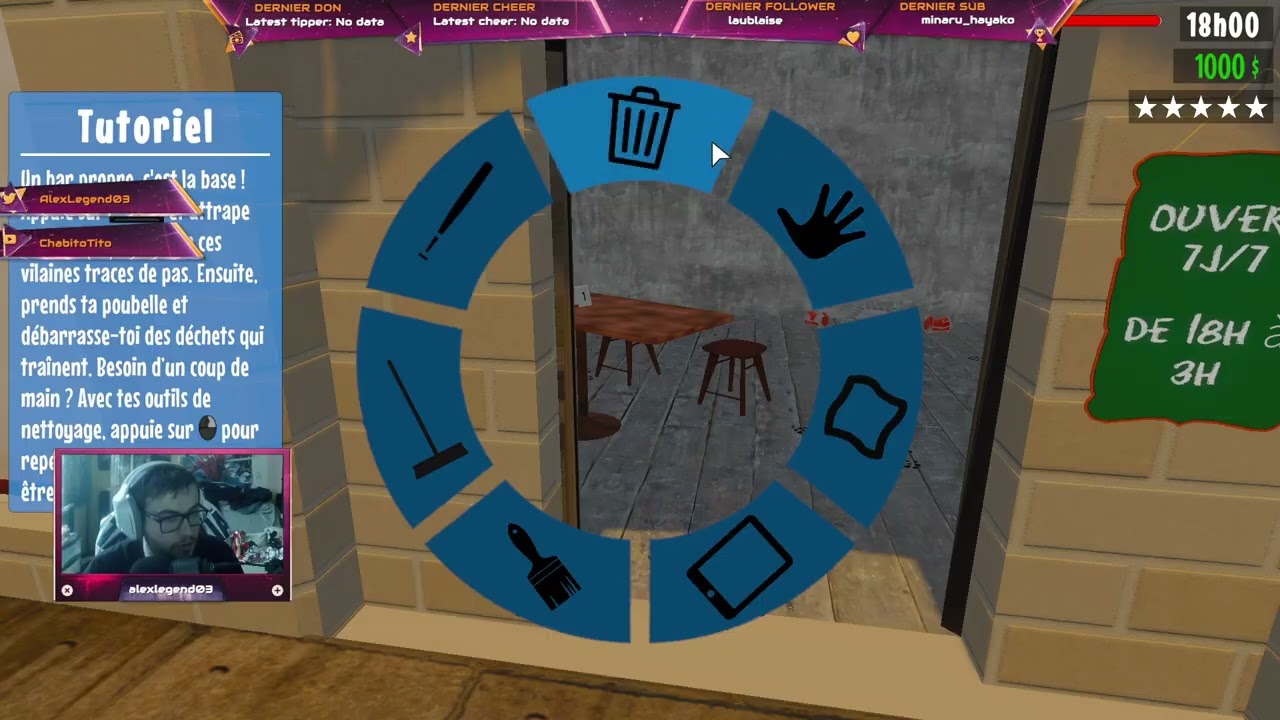 Dimanche Gaming   Nightmarise, Barman Simulator, Shield of Breaker & Clean Up Earth PART 2