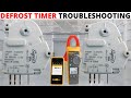 HVACR: How A Refrigerator/Freezer Defrost Timer Works/Defrost Timer Troubleshooting/Sequence/Testing