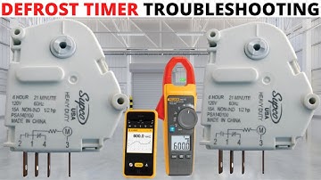 HVACR: How A Refrigerator/Freezer Defrost Timer Works/Defrost Timer Troubleshooting/Sequence/Testing