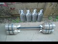 How to Make Barbell Without Cement - DIY Weights at Home