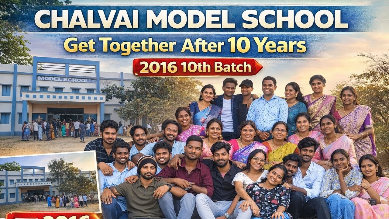 Chalvai Model School 🏫2016 10th Batch Get Together10 Years Later… Still the Same Madness 😍✨