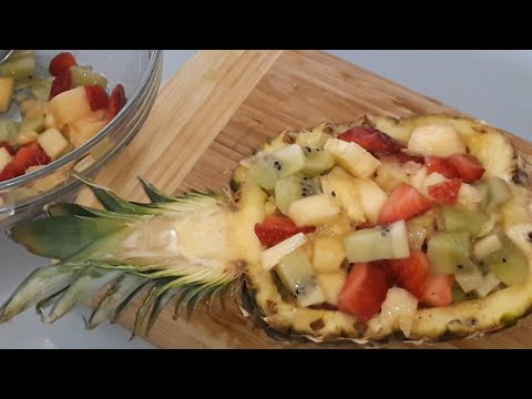 Vidéo: Salade De Fruits à L'ananas