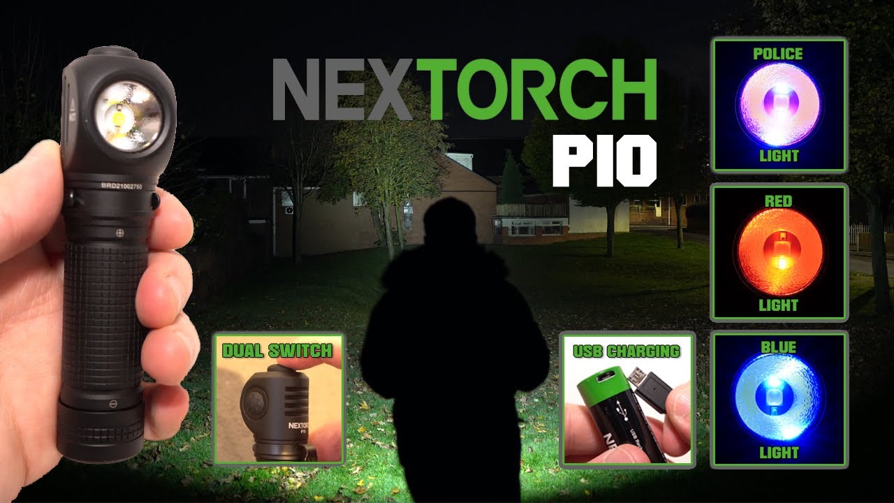 NEXTORCH P10 Multi-light Source Tactical/Duty Right Angle