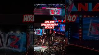 Sami Zayn WrestleMania 40 Entrance vs Gunther! #wwe