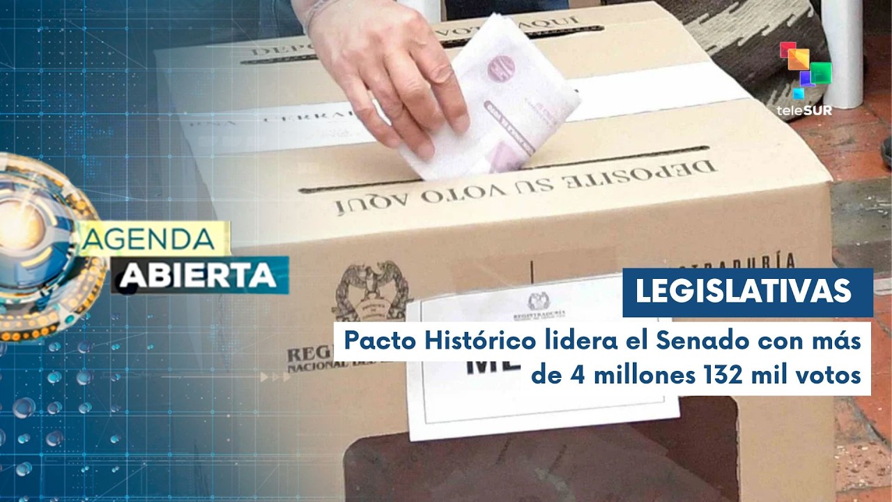 Pacto Histórico afianzado como máxima fuerza política en Colombia