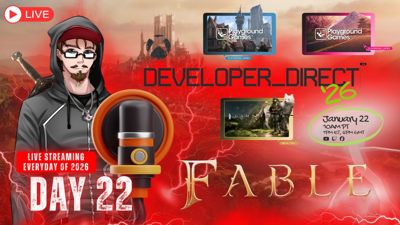 XBOX DEVELOPER DIRECT - FIRST LOOK AT FABLE! LIVE REACTION | DAY 22 ...