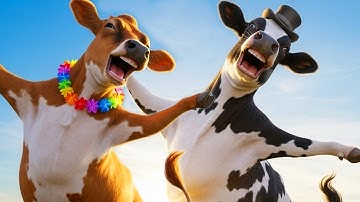 FUNNY COW DANCE 11 - Cow Song & Cow Videos