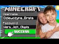 Wamaem si na konto dziewczyny modszego brata w minecraft