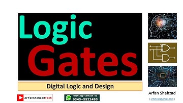 DLD (3): Logic Gates (AND, OR, NOT, NAND, NOR, XOR) by Arfan Shahzad