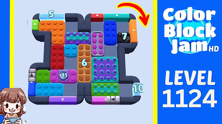 Color Block Jam Level 1124 Solution Walkthrough