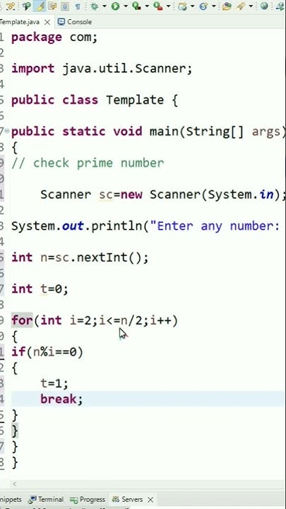 check prime number in java | @mscoder - YouTube