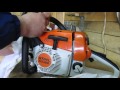 STIHL MS-260 запуск после зимы.