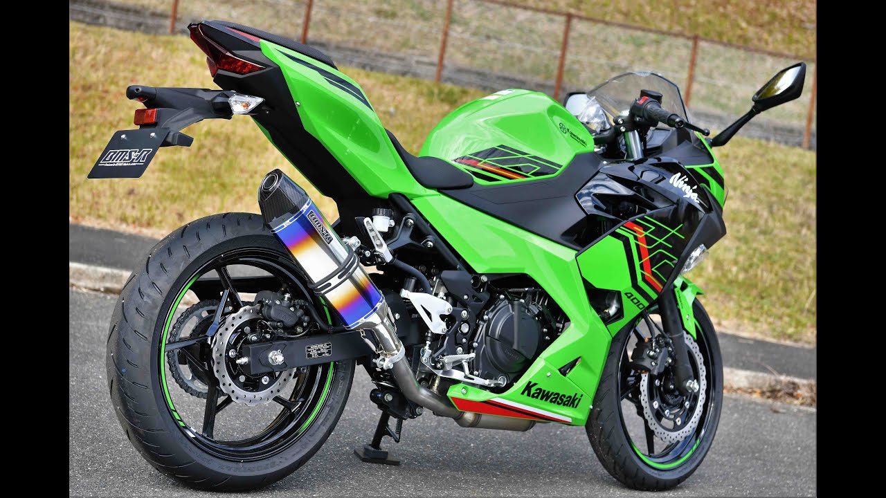 Ninja400（ex400e）フルエキゾーストマフラー 政府認証 BEAMS Ninja400/(2023/8BL)】政府認証フルエキゾーストマフラー