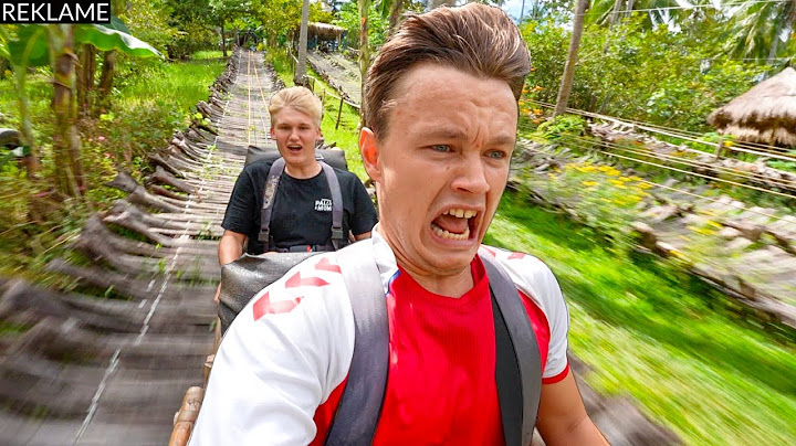 Hjemmelavet forlystelsespark i junglen...