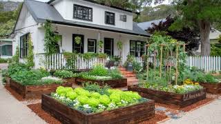 Build a Rustic Small Garden Oasis with Recycled Materials to Save Money and Add Charm