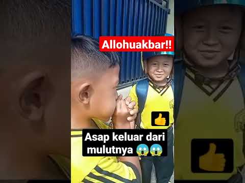 #viralkan#jangan skip20s#asap keluar dari mulut anak ini😱#shorts