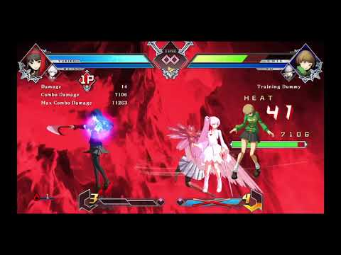 BLAZBLUE CROSS TAG BATTLE: Weiss/Yukiko 11.5k combo