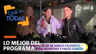 Estás en Todas: ¿Cuánto saben Alessia Rovegno y Hugo Gracía de su media naranja?