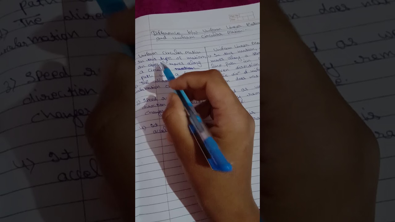 PHYSICS CLASS 9th difference Between Uniform Circular Motion And physics-class-9th-difference-between-uniform-circular-motion-and