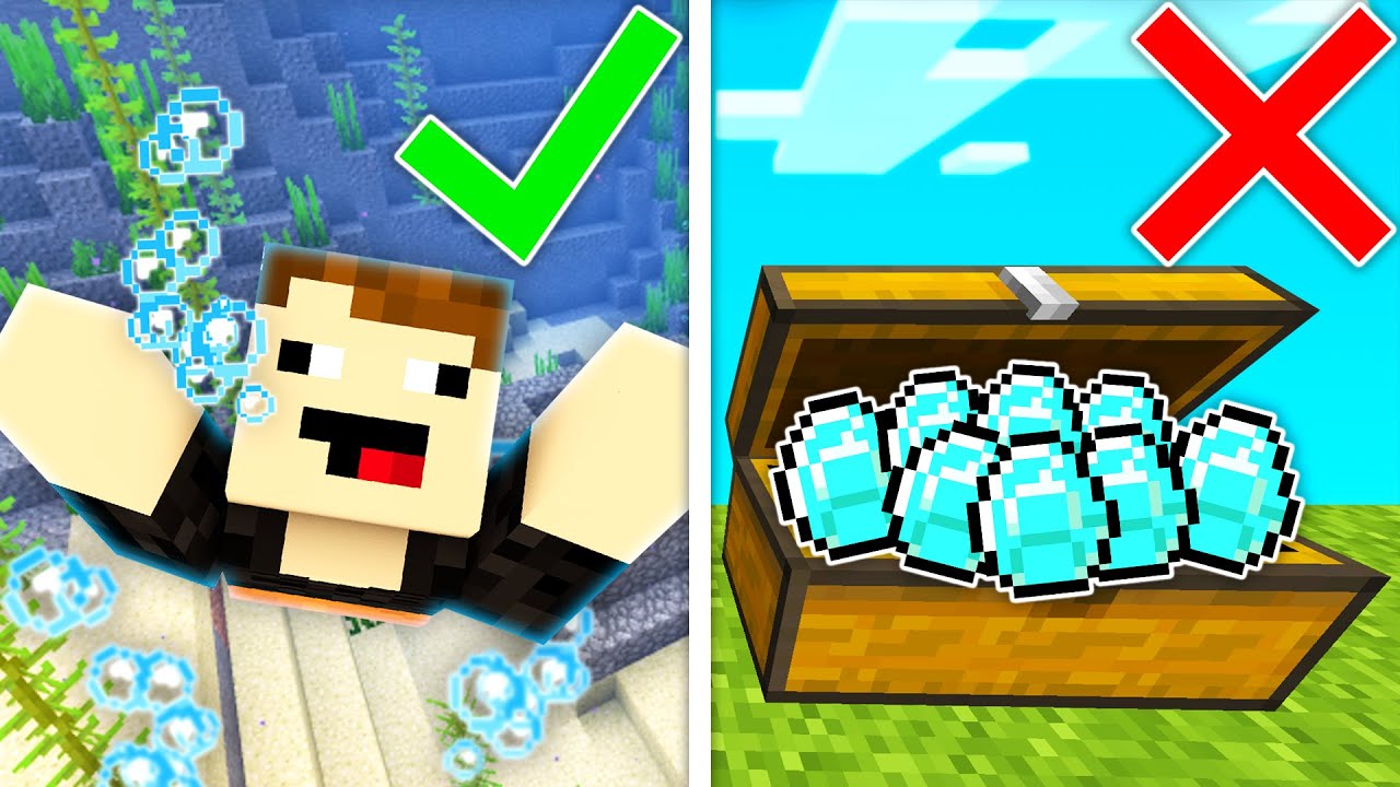 PUEDO RESPIRAR BAJO EL AGUA! 🤣😂 | Minecraft
