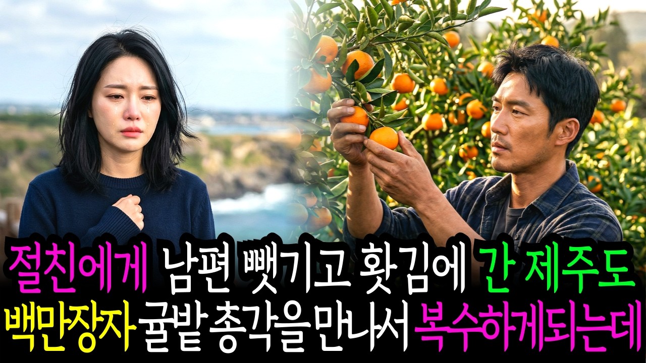 절친에게 남편 뺏기고 홧김에 간 제주도, 백만장자 귤밭 총각을 만나서 복수를 하게 되는데 | 오디오북 | 감동사연 | 사이다사연 |