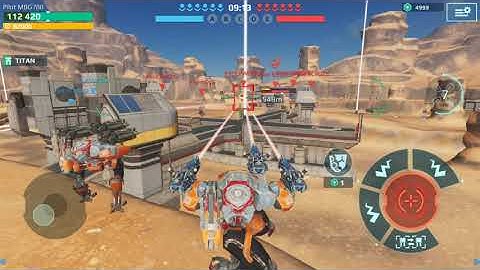 (WR) Erebus with Prisma Weapons short-Gameplay War Robots #warrobots #wr #warrobotstestserver