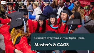 BU Wheelock Graduate Programs Open House