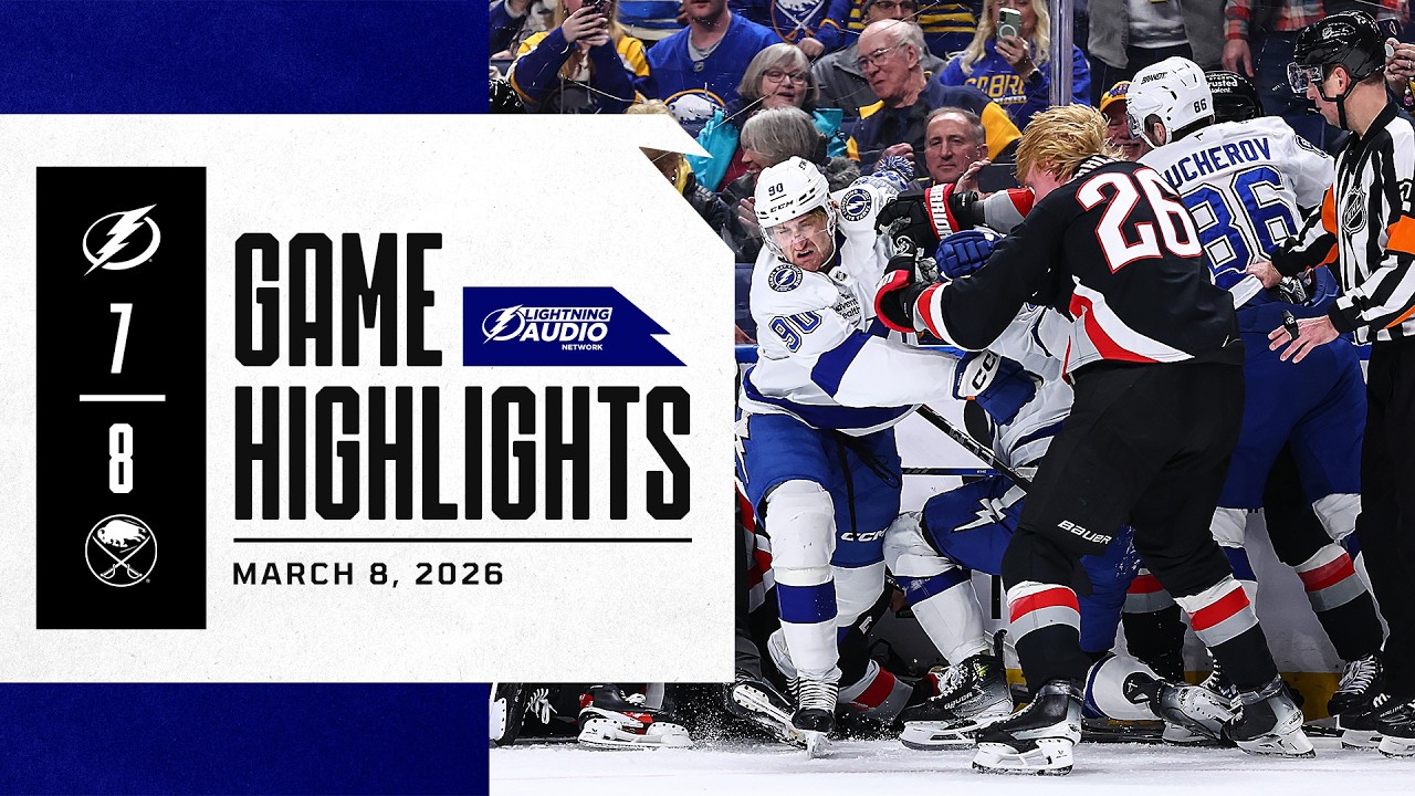 Lightning vs. Sabres | Lightning Radio Highlights | March 8, 2026