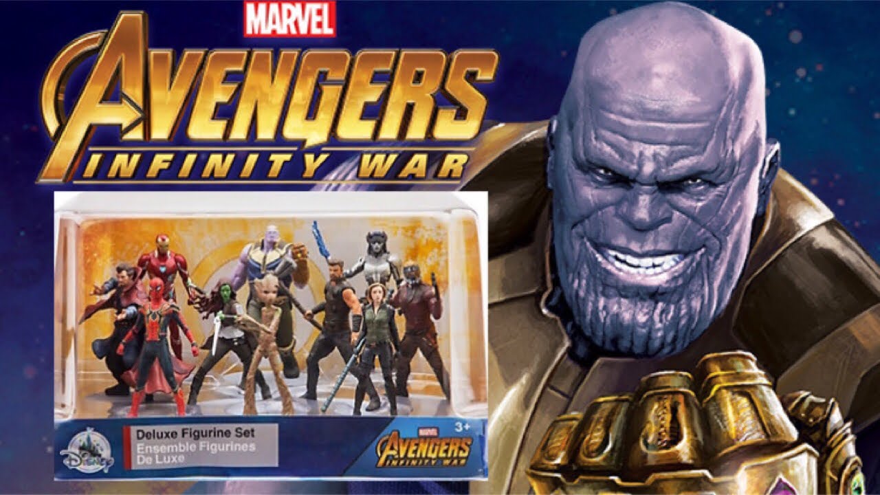 disney store avengers endgame deluxe figurine playset