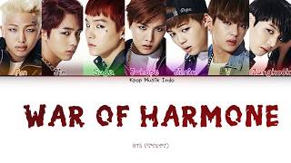 BTS(방탄소년단) - War of Hormone(호르몬 전쟁) [Sub Indo] Lirik Terjemahan Indonesia