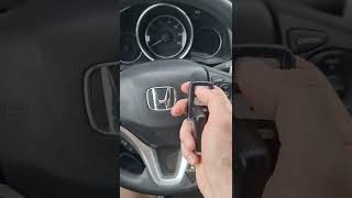 Авто Ключ Хонда Фит 2015 сделать дубликат чип ключа зажигания в Минске. Honda Fit 2 Remote Key