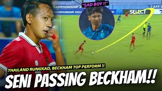 Thailand Sampe Emosi Lihat Skill Beckham ini!! Full Skills Beckham Putra vs Thailand, Semifinal AFF