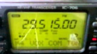 22/10/2013 QSO ON 10M UR3CTB WITH VK3MEG (FM)