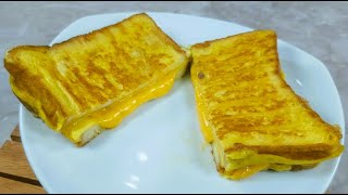 Just put egg and cheese in the bread, you will love the result | Happycall Double Pan