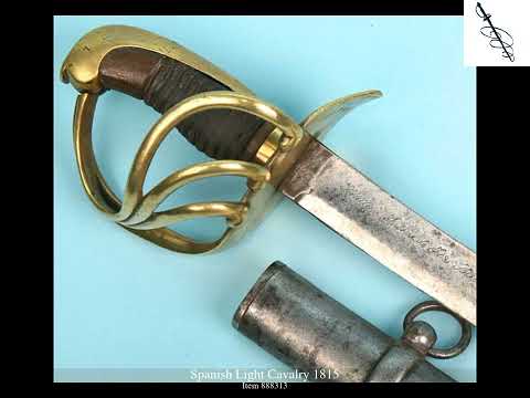 Spanish 1815 Cavalry Sword.