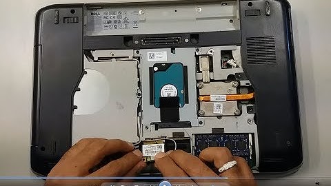 DELL LATITUDE E5420,WIRELESS WLAN CARD REMOVING OR REPLACEMENT IN URDU.