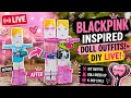 LIVE 🔴 Making BLACKPINK Inspired Paper Doll Outfits 💗 DIY Dress Up Transformation😍#Paperdoll#dressup