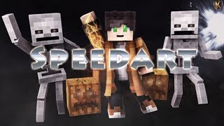 Minecraft GFX Wallpaper Speedart - David Pumpkins [1 YEAR THROWBACK!]