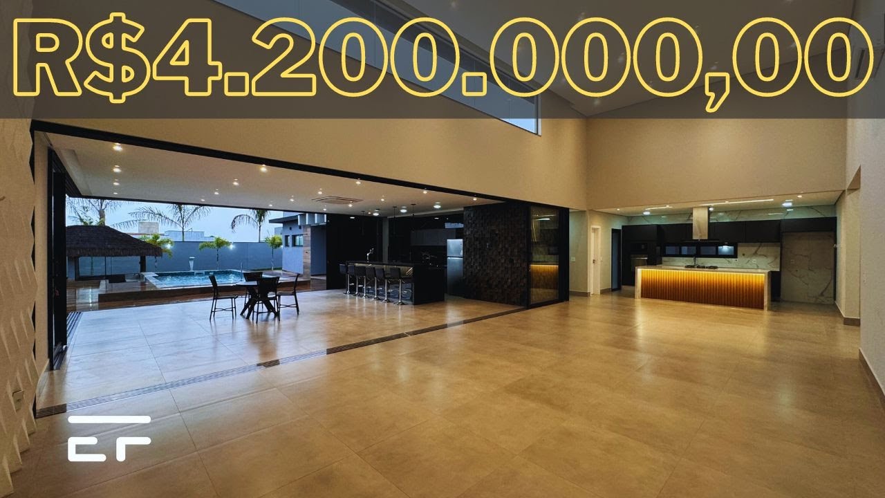 Luxuosa Casa Térrea com 4 suítes de Alto Padrão no Condomínio Saint Patrick em Sorocaba/SP