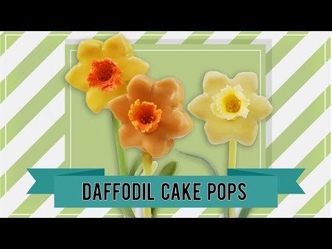 DAFFODIL CAKE POPS I How to make fun Daffodil Cake Pops I Easter Set