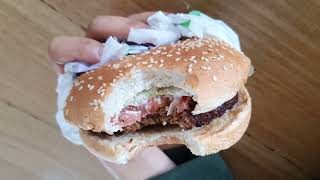 Mukbang Asmr Burger Kings Hungry Jacks In Australia Rebel Whopper