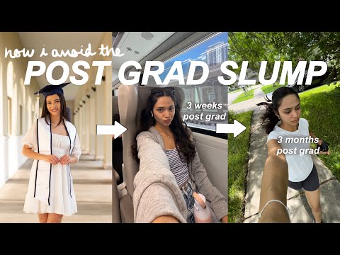 5 WAYS I AVOID the POST GRAD SLUMP| class of 2024, schedules, accountability, staying active etc