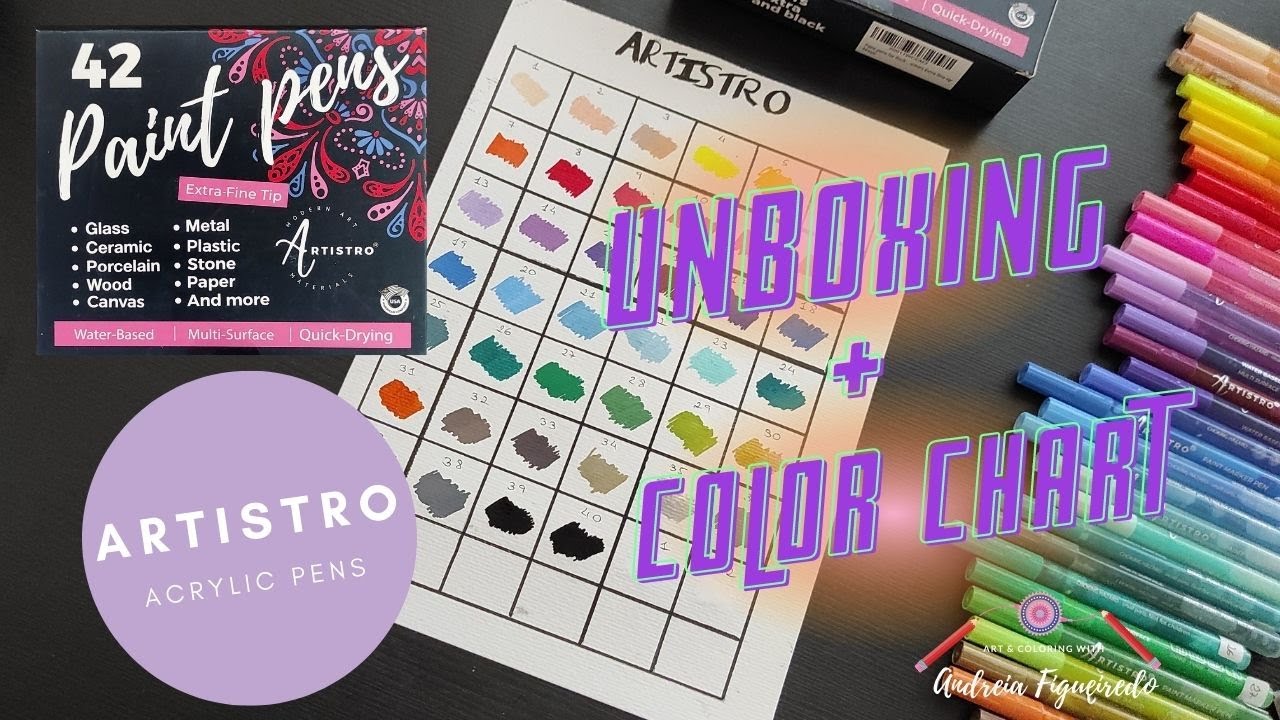 acrylic markers artistro 42 paint pens