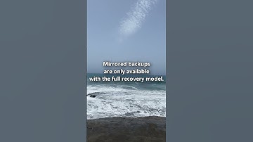 Mirror Backup in SQL Server Explained!