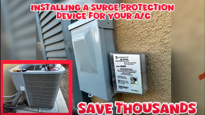 How to install AG3000 surge protector for your air conditioner | HVAC safety | DIY | Intermatic | 